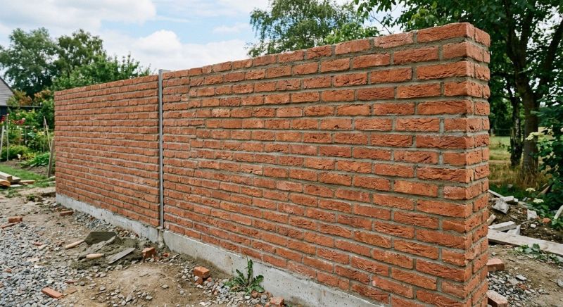 Brick Fence Installation in Norwalk, CT